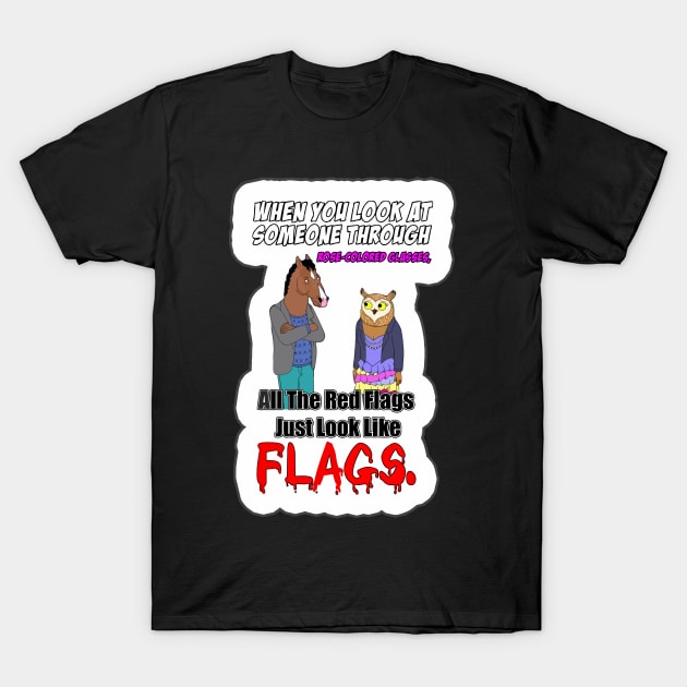 Sad BoJack Horseman Quotes T-Shirt by yagakubruh